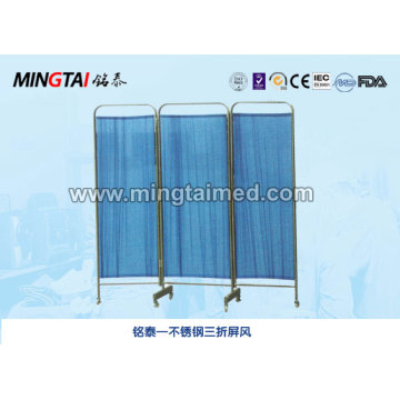 Stainless steel three fold screen